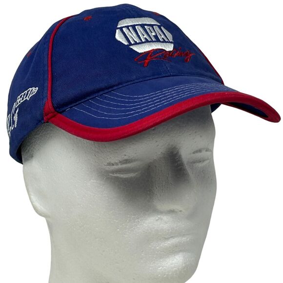 NASCAR NHRA NAPA Racing Hat Cap Blue Motorsports Chase Elliott Ron Capps 6 Panel - Picture 1 of 8